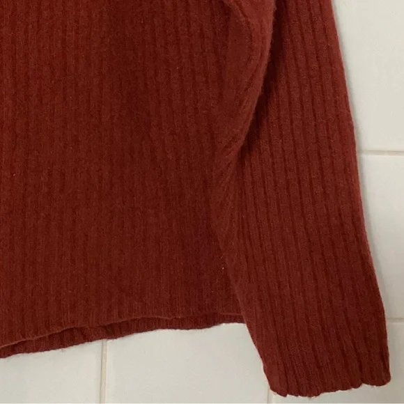 Patagonia Mock Half Zipper 💯 Wool Knit Unisex Sweater Size L - Picture 8 of 14